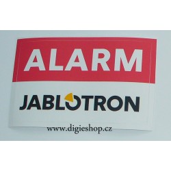 Výstražná samolepka Jablotron 80x50