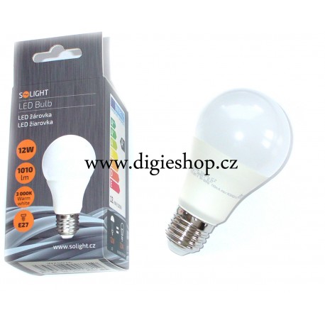 Žárovka LED 12W Solight teplá bílá